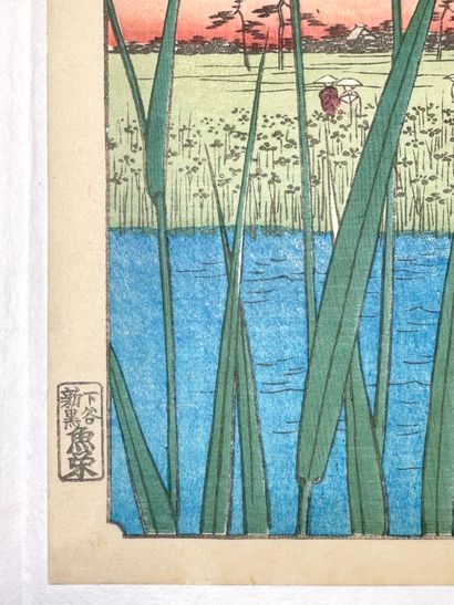Utagawa Hiroshige (Japon, 1797-1858) 
Estampe,...