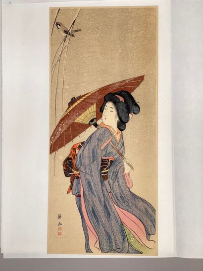 Itō Sōzan (Japan, 1884-?) 
Three prints,...