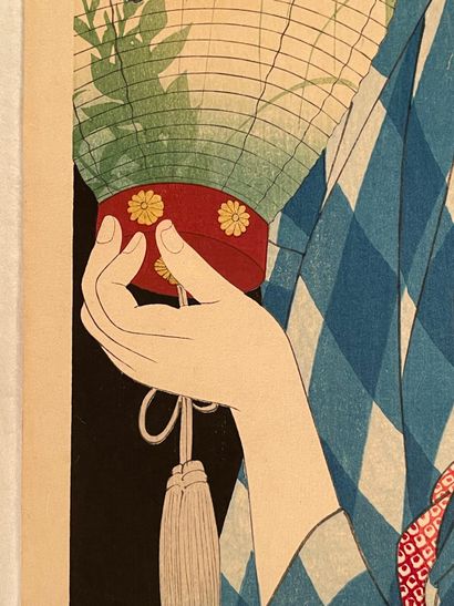 Ito Shinsui (Japon, 1898-1972) 
Estampe,...
