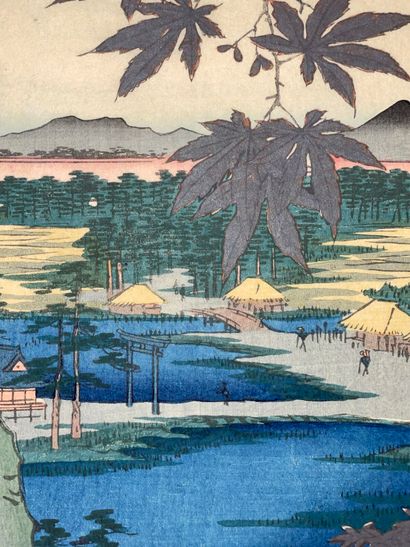 Utagawa Hiroshige (Japon, 1797-1858) 
Estampe,...