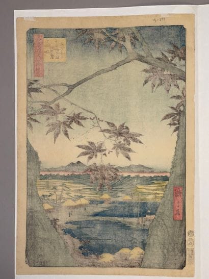 Utagawa Hiroshige (Japon, 1797-1858) 
Estampe,...