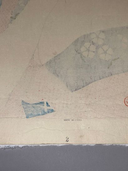 Torii Kotondo (Japon, 1900-1976) 
Estampe,...
