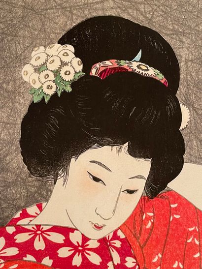 Itō Shinsui (Japon, 1898-1972) 
Estampe,...