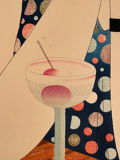 Kobayakawa Kiyoshi (Japon, 1899-1948) 
Estampe,...