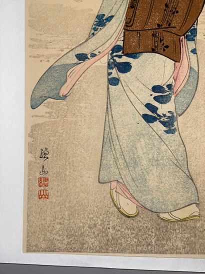 Itō Sōzan (Japan, 1884-?) 
Three prints,...