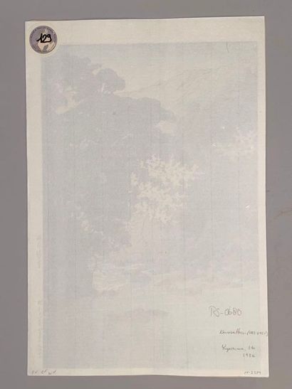 Kawase Hasui (Japan, 1883 - 1957) 
Print,...