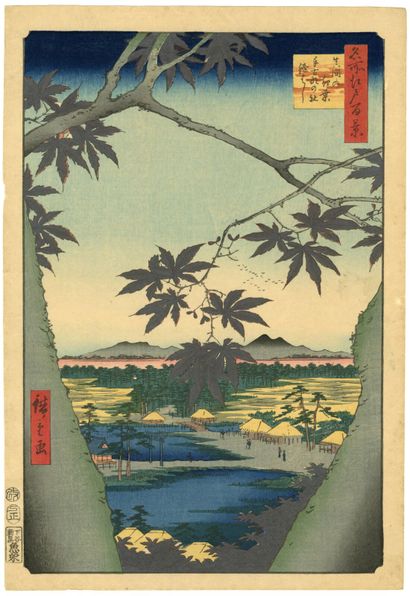 Utagawa Hiroshige (Japon, 1797-1858) 
Estampe,...