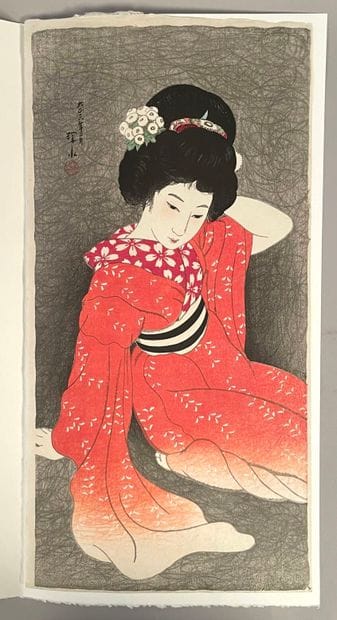 Itō Shinsui (Japon, 1898-1972) 
Estampe,...