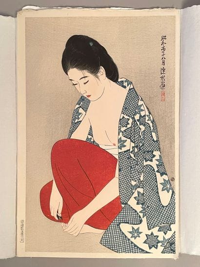 Itō Shinsui (Japon, 1898-1972) 
Estampe,...