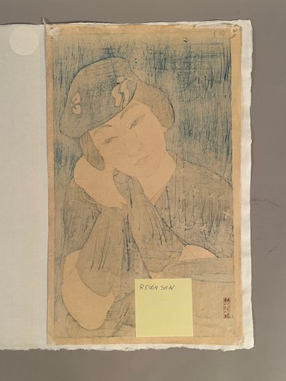Itō Shinsui (Japon, 1898-1972) 
Estampe,...