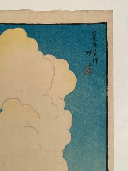 Itō Shinsui (Japon, 1898-1972) 
Estampe,...