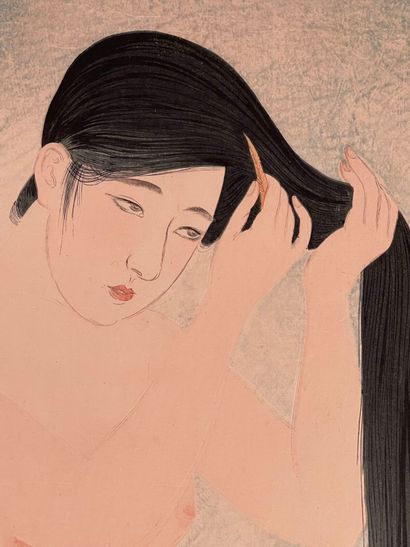 Kobayakawa Kiyoshi (Japon, 1899-1948) 
Estampe,...