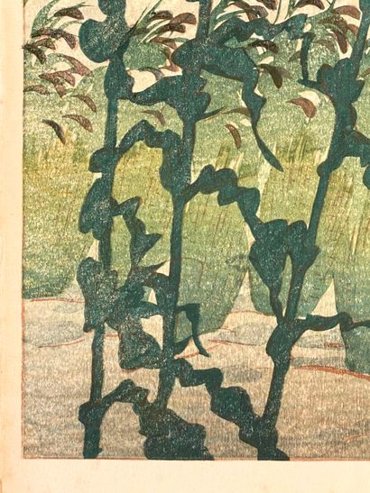 Itō Shinsui (Japon, 1898-1972) 
Estampe,...