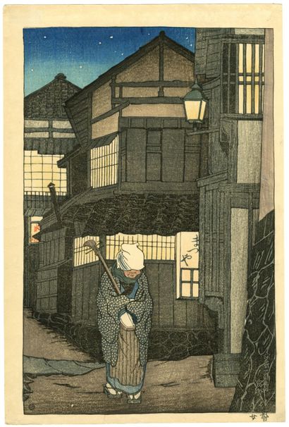 Furuya Taiken (Japon, 1897-1941) 
Estampe,...