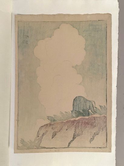 Itō Shinsui (Japon, 1898-1972) 
Estampe,...