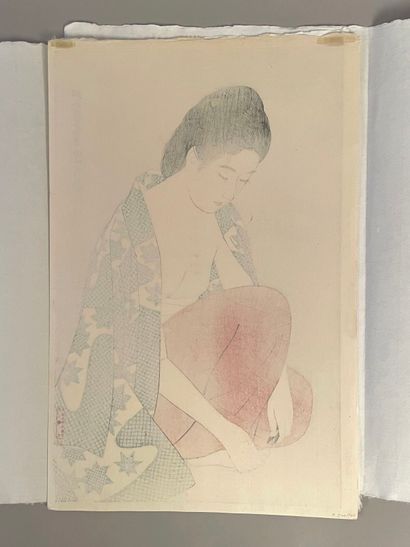 Itō Shinsui (Japon, 1898-1972) 
Estampe,...