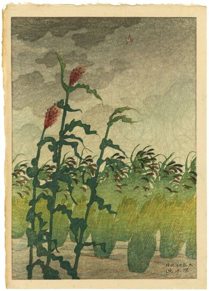 Itō Shinsui (Japon, 1898-1972) 
Estampe,...