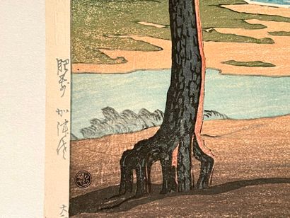 Kawase Hasui (Japon, 1883-1957) 
Estampe,...