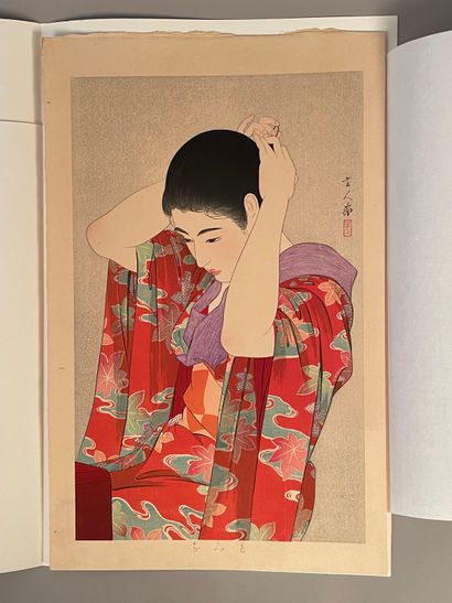 Torii Kotondo (Japon, 1900-1976) 
Estampe,...