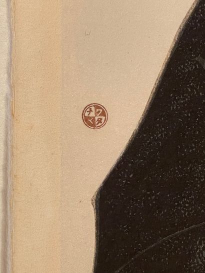 Itō Shinsui (Japon, 1898-1972) 
Estampe,...