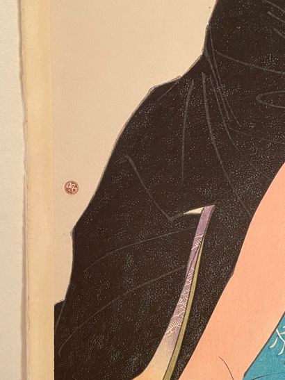 Itō Shinsui (Japon, 1898-1972) 
Estampe,...