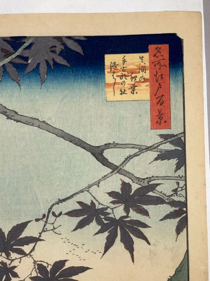 Utagawa Hiroshige (Japon, 1797-1858) 
Estampe,...