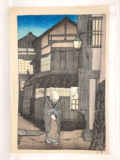 Furuya Taiken (Japon, 1897-1941) 
Estampe,...