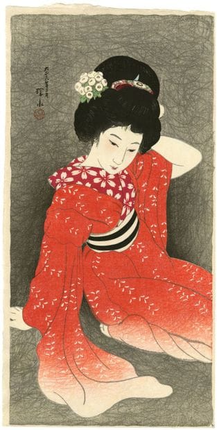 Itō Shinsui (Japon, 1898-1972) 
Estampe,...