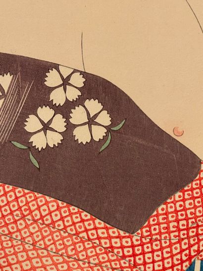Torii Kotondo (Japon, 1900-1976) 
Estampe,...