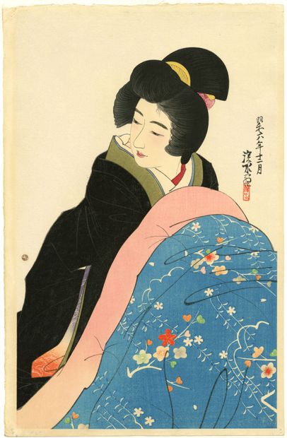 Itō Shinsui (Japon, 1898-1972) 
Estampe,...