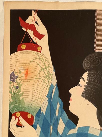 Ito Shinsui (Japon, 1898-1972) 
Estampe,...