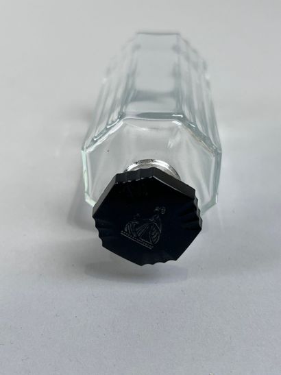 LANVIN Paris
Covered octagonal glass perfume...