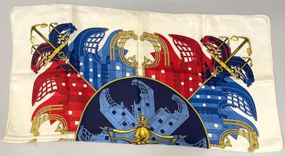 HERMÈS Paris
Printed silk twill square, titled...
