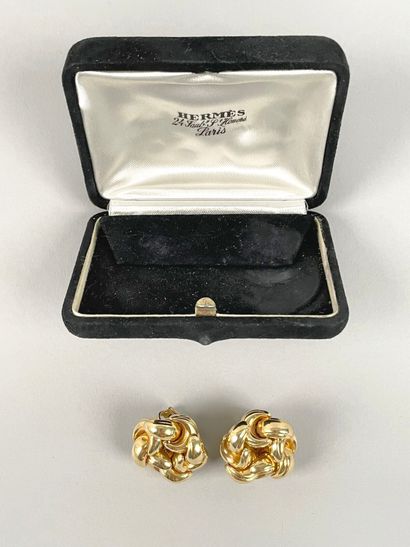 FRED.
Pair of 18k (750 thousandths) yellow...