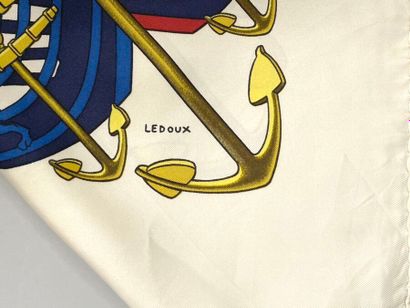 HERMÈS Paris
Printed silk twill square, titled...