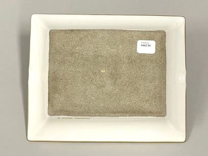 HERMÈS Paris
White porcelain ashtray with...