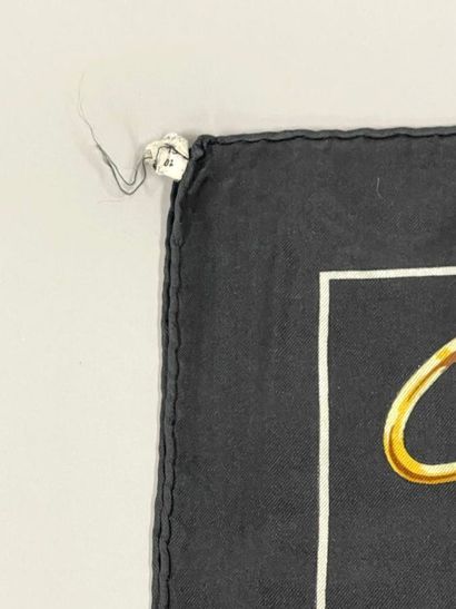 HERMÈS Paris
Printed silk twill square with...