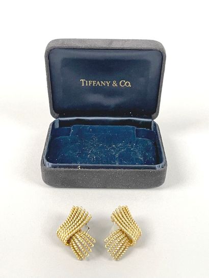 TIFFANY & Co. SCHLUMBERGER.
Pair of 18k (750...