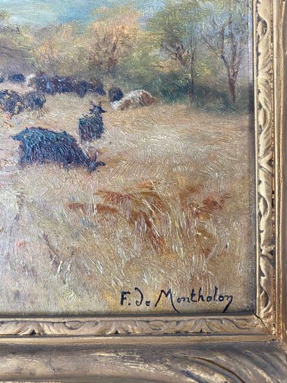 François-Richard de MONTHOLON (1859-1940).
Bergère...