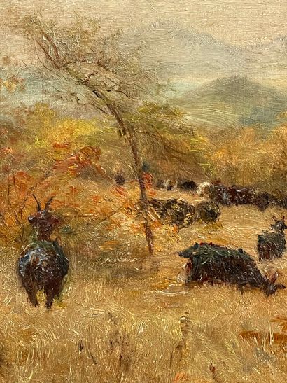 François-Richard de MONTHOLON (1859-1940).
Bergère...