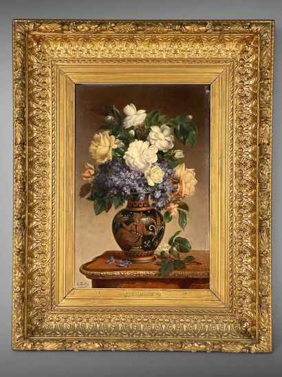 Lucien JOULIN (1842- c.1900).
Nature morte...