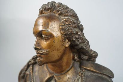 École du XIXe siècle.
Buste de Murillo.
Bronze.
(Oxydations.)
Haut....