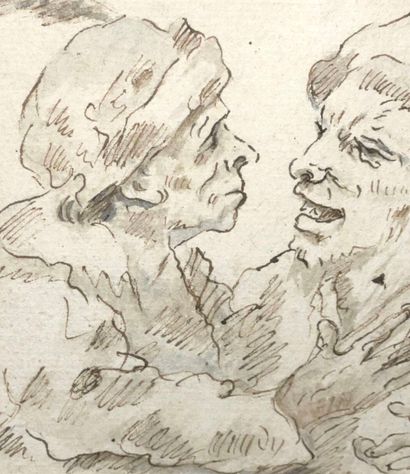 Attribué à Charles ESCHARD (1744-1820).
Étude...