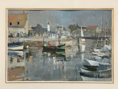 Guy DÉSERT (1923-2004).
Le Port.
Huile sur...
