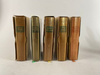 Édition La Pléiade. 
Réunion de cinq ouvrages...