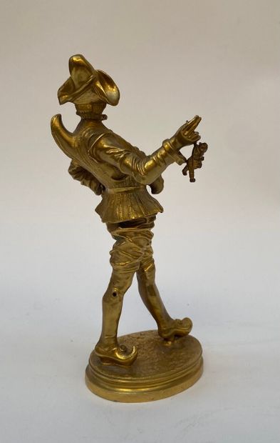 D'après Pierre GRANET (1843-1910).
Polichinelle.
Bronze...