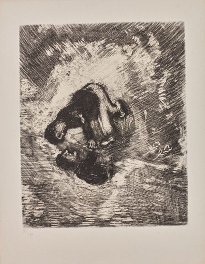 Marc CHAGALL (1887-1985)
L'âne et le lion;...