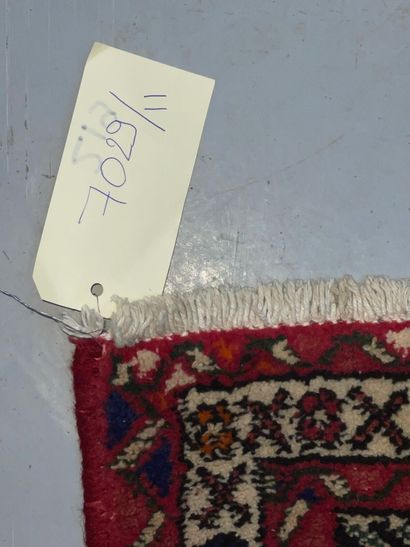Tapis Bakthiar (chaîne et trame en coton,...
