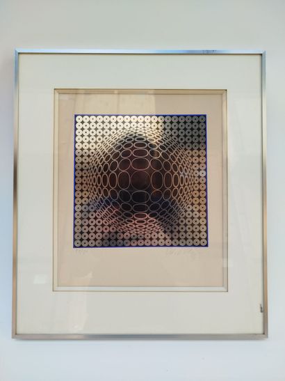 Victor VASARELY (1906-1997).
Composition...