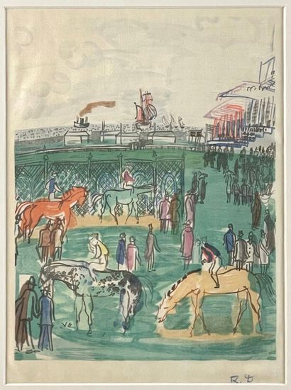 Dans le goût de Raoul DUFY.
Champ de course.
Impression...